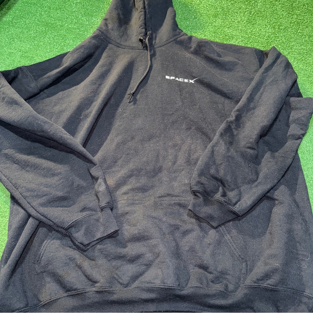 Space X Mens Big & Tall Pull-Over Hoodie 4XL